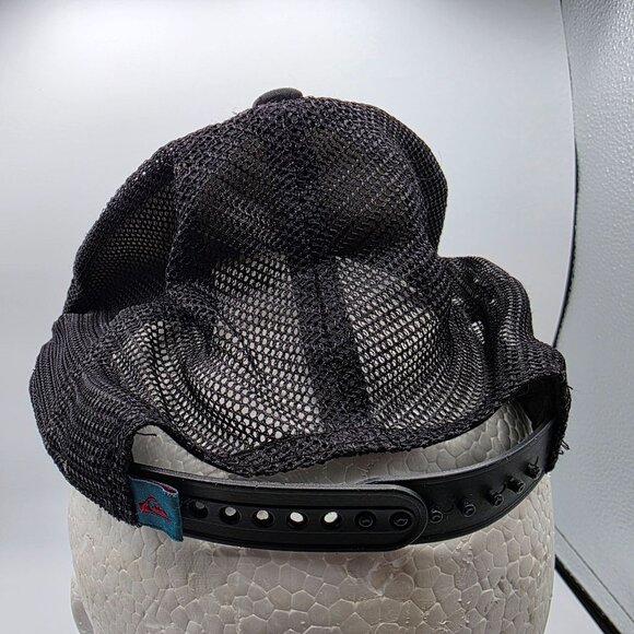 Quiksilver OSFM Kids Black Pineapple Print Trucker Hat Snapback Adjustable Cap - Picture 3 of 9